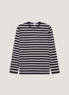 Navy/Ecru Breton Stripe